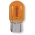Boîte de 10 lampes témoins Wedge orange 12 V 21 W culot W3x16d